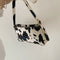 Women Cow Milk Crossbody Bag Leather Female Totes Shoulder Handbag (Yellow)