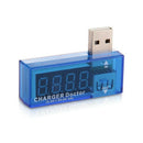Car Auto Blue USB charging voltage voltmeter DC voltage detector 3-7.5V