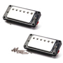 Chrome Humbucker Bridge Neck Pickups Set for Gibson Les Paul Electric Guitar