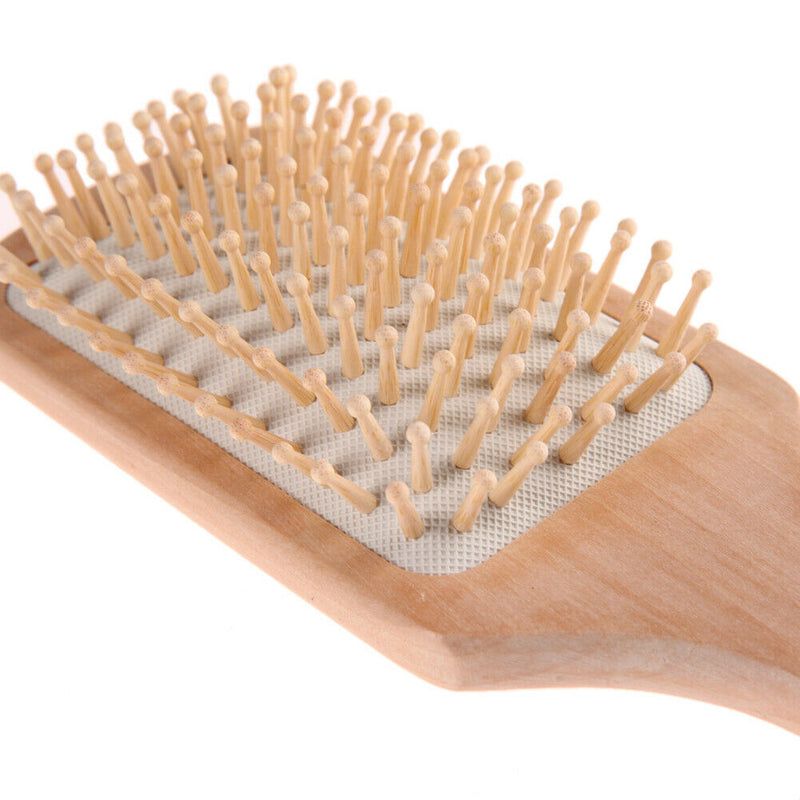 Hair Comb Antistatic Head Massager Topical Massage Wooden Comb Hair Brush