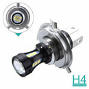 H4 18SMD 3030 LED Fog Driving Car Head Light Lamp Bulbs White Super Bright