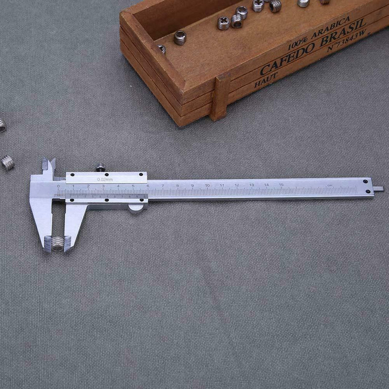 Vernier Caliper 0-150mm 0.02mm Metal Calipers Gauge Measuring Tools