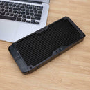 240mm 18 Tubes G4/1 Aluminum PC Motorcycle Water Cooling Radiator Heat Sink