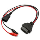 1X(For Fiat 3 Pin Alfa Lancia to 16 Pin OBDII OBD2 obd-II Connector Adapter