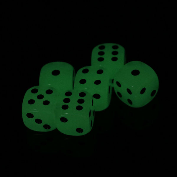 6Pcs 16Mm Luminous Dice Rounded Corner Drinking Glowing DiceEntertainmentDice LJ