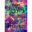 5D DIY Full Drill Diamond Painting Love Poster Cross Stitch Embroidery Kits