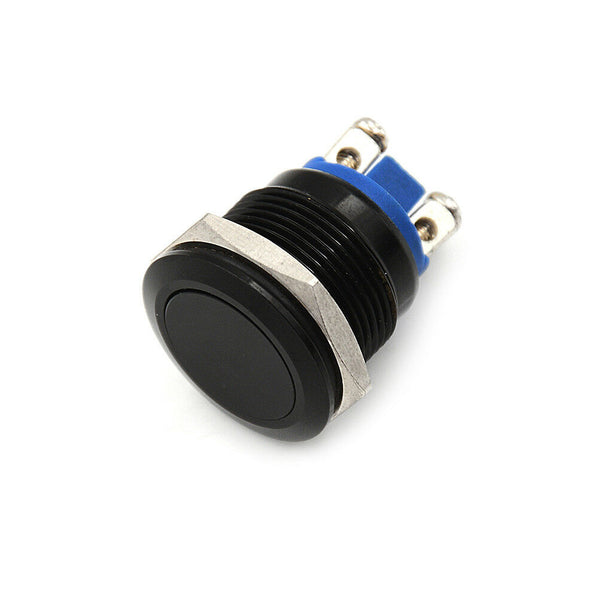 19mm 3A/250V Metal Waterproof Push Button Momentary Horn Switch Self Re Cy