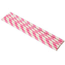 Striped Paper Drinking Straws for Parties,Table Decoration,Weddings Pack of R7O8