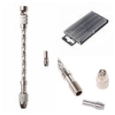 Mini Micro Twist Drill 0.3-1.6mm HSS Bit Set Hand Spiral Pin Vise Jewelry LJ