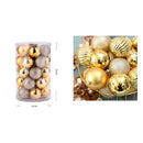 34Pcs Christmas Tree Ball Sets 6cm Christmas Decorations Wedding Party Orna