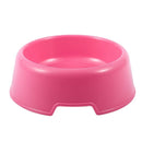 Plastic Pet Dog Cat Water Food Drink Bowl Dish Feeder, 4-Inch, random color M5P1