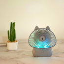 Portable Rechargeable Mini Usb Fan Led Fan Small Desks Household Fans Handy