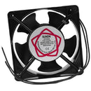 120x120x38mm 5 Blades Metal Frame Axial Flow Cooling Fan AC 220/240V 0.14A