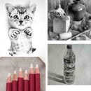 Pen Review Details Highlighted Modeling Pencil Eraser Manga Design For Styl N7H8