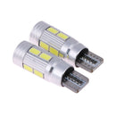 2 X T10 Show Wide Light Canbus T10 5630 10SMD W5W Car Led Lights