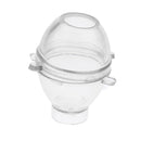 4x Transparent Egg Ball Shaped Candle Mold Mould for DIY Candle Making Craft
