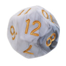 10pcs 12 Sided Dice D12 Polyhedral Dice for    DND MTG RPG High quality White