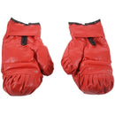Sponge Padded Red Faux Leather Boxing Gloves for Child M9D6