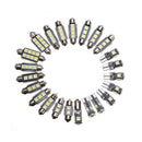 23x Canbus LED Car Interior Inside Light Dome Trunk Map License Plate Lam RLO