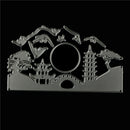 Rising Sun Landscape Metal Cutting Dies for DIY Scrapbook Album Cards Making OZ