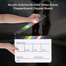 Clapperboard Clapper Board Movie Slate Colorful Clapboard Clapper Board Cut Prop