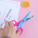 6PCS Zig Zag handmade handicraft album scissor for creative diary school pap Hn