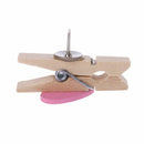 Push Pins With Wooden Clips Heart Pushpins Tacks Thumbtacks For Cork Boards
