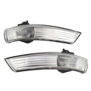 1 Pair Of Mirror Turn Signal Corner Light Lamp Cover Shade Screen For Ford