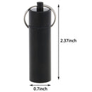 Waterproof Aluminum PillBox Container Keychain Medicine Holder Box Health CareBX