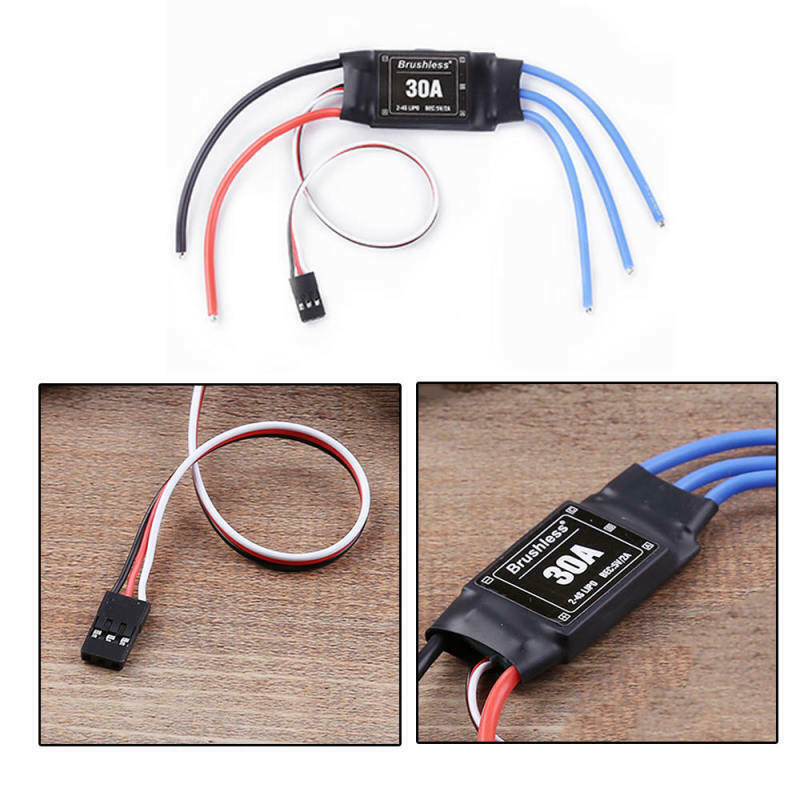2-4s 30A Brushless Electric Adjustment, No Plug Required