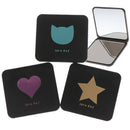 New Cute Design Mirror Makeup Mirror Pocket  Portable Makeup Mirror Girl