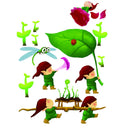 1Pc Cute Dragonfly Wall Decals Removable Nursery Kids Room Stickers OZ