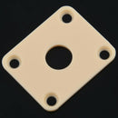 for Gibson Les Paul Plastic Jackplate Cover Milk yellow P100IV Z1H6