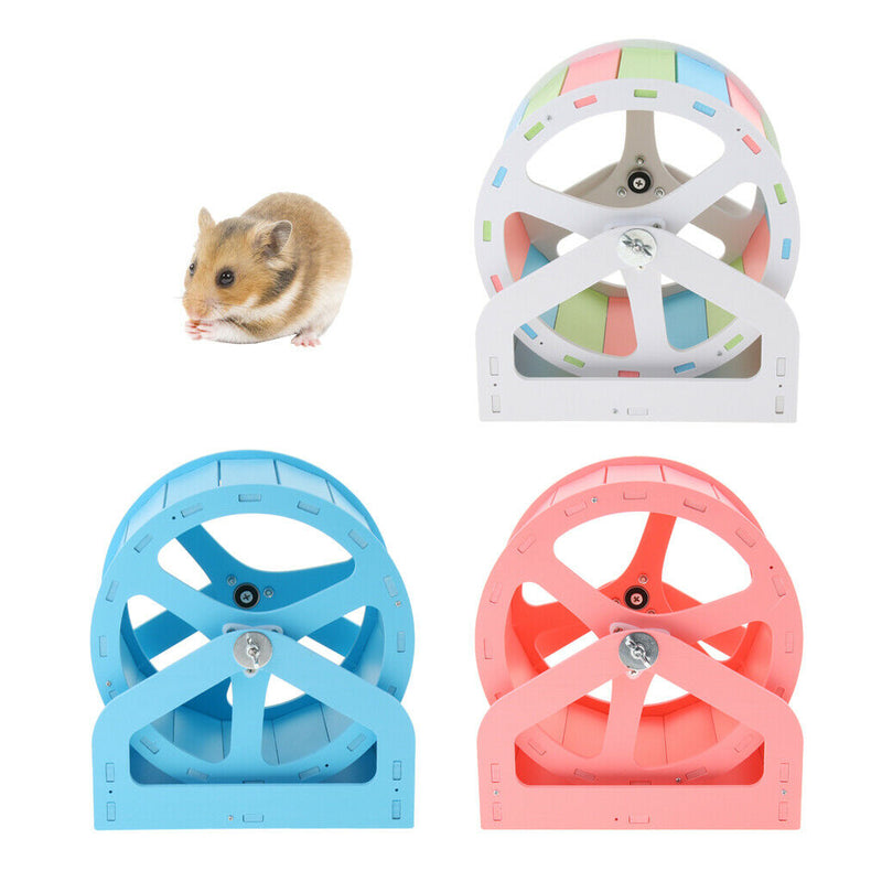 Hamster Chinchilla Small Animals Silent Running Exercise Wheel Toys Colorful