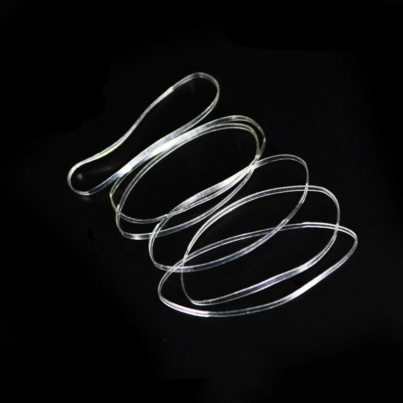 500Pcs Mini Small Clear Rubber Hair Elastic Braids Plaits Braiding Bands New