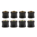 8x Motor Shock Absorber Rear Bush Upper 12mm+10mm for Motorbike Replacement