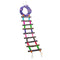 Colorful Bird Ladder Bridge Helps Birds with Balance , Durable & Flexible, Easy