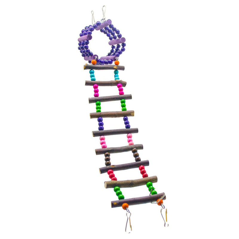 Colorful Bird Ladder Bridge Helps Birds with Balance , Durable & Flexible, Easy