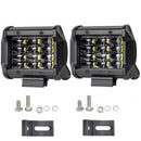 72W IP68 LED Work Light Bar Flood Spot Offroad Truck Fog Driving SUV Boat