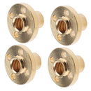 4x Brass T8 Screw Nut Trapezoidal For 8mm T8 Lead Threaded Rod Linear Rail