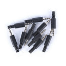 10pcs/lot 3.5mm audio male plug jack adapter stereo connector headphone,E.ES