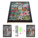 DIY Peafowl Special Shaped Diamond Painting 50 Pages A5 Notepad Notebook