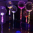 Transparent Bubble Balloon Luminous LED Balloon For Wedding Birthday Party DKC