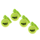 4Pack Tennis Skill Training Exercise Ball Tennis Trainer Practice Ball with Rope