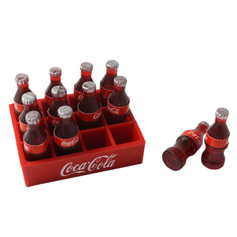 Rc Mini Coke Bottle & Tray Decoration Accessory Tools For 1/10 Rc Crawler C T8N5