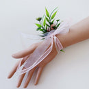 Wedding Rose Flower Bride Bridesmaid Wrist Flower Hand Flower 15 x 10 x 6cm