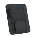 Car Auto Sun Visor Glasses Sunglasses Card Ticket Clip Multiuse (Black)