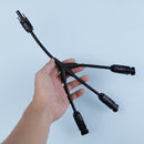 1Pair of Y type (1 to 3) mc4 solar panel branch cable connectors high quality!e