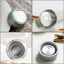 300Ml Vacuum Flasks Water Bottle Portable Drinkware Coffee Mug for Car Silv