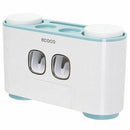 ecoco Automatic Toothpaste ecoco Dispenser Dust-Proof Toothbrush Holder Wit Q1L8